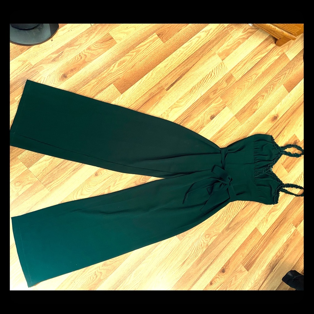 Showpo green jumpsuit